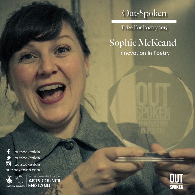 Sophie Out Spoken awards 2015